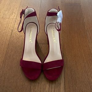 Block Wine Red Heels
